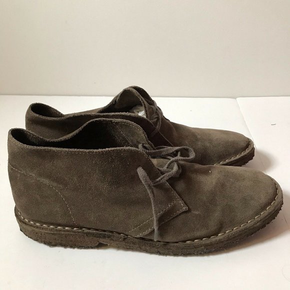 Mens Brown‎ Suede Chukka Desert Boots Lace Up Ankle Shoes Rubber Sole main image 4